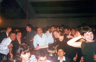 En pleno reencuentro por el 75° Aniversario del colegio (1999)