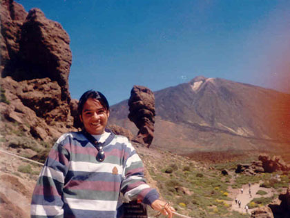 Claudia Menéndez en Tenerife (1998)