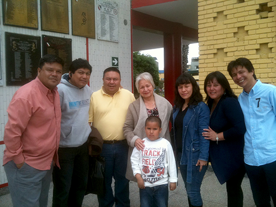 Con nuestra profesora de Formación Laboral (2013)