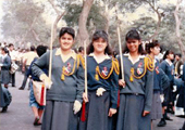 Colegio Peruano Chino Diez de Octubre - Promoción 1987 - En el Desfile Escolar realizado en el Campo de Marte (1987)